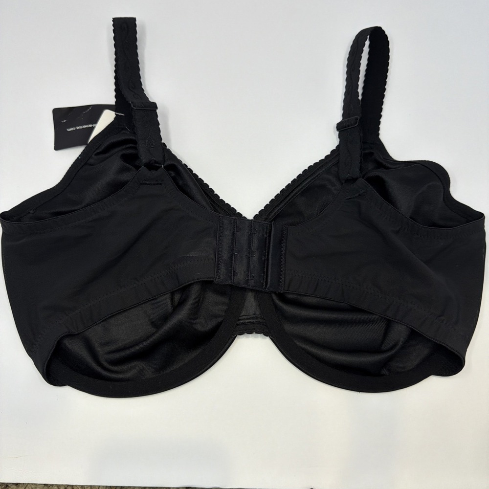 Wacoal Women's Basic Beauty Underwire Bra, Black, 40DDD - Picture 4 of 9
